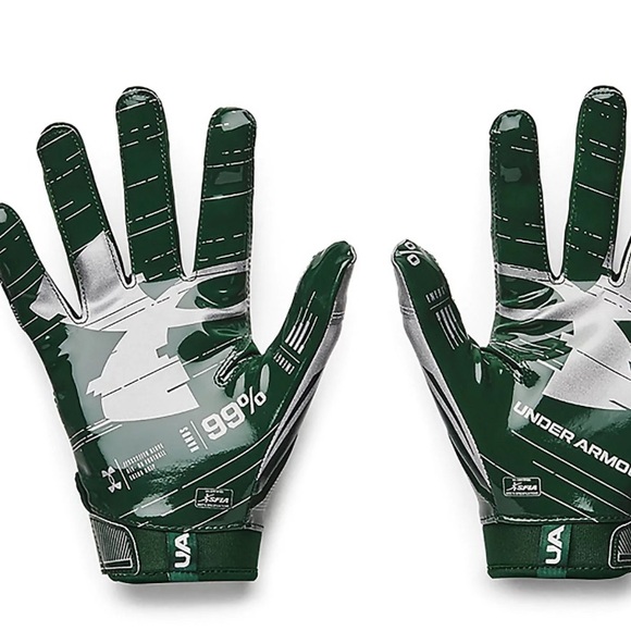 NWT Under Armour Adult F8 Football Gloves - Picture 2 of 2